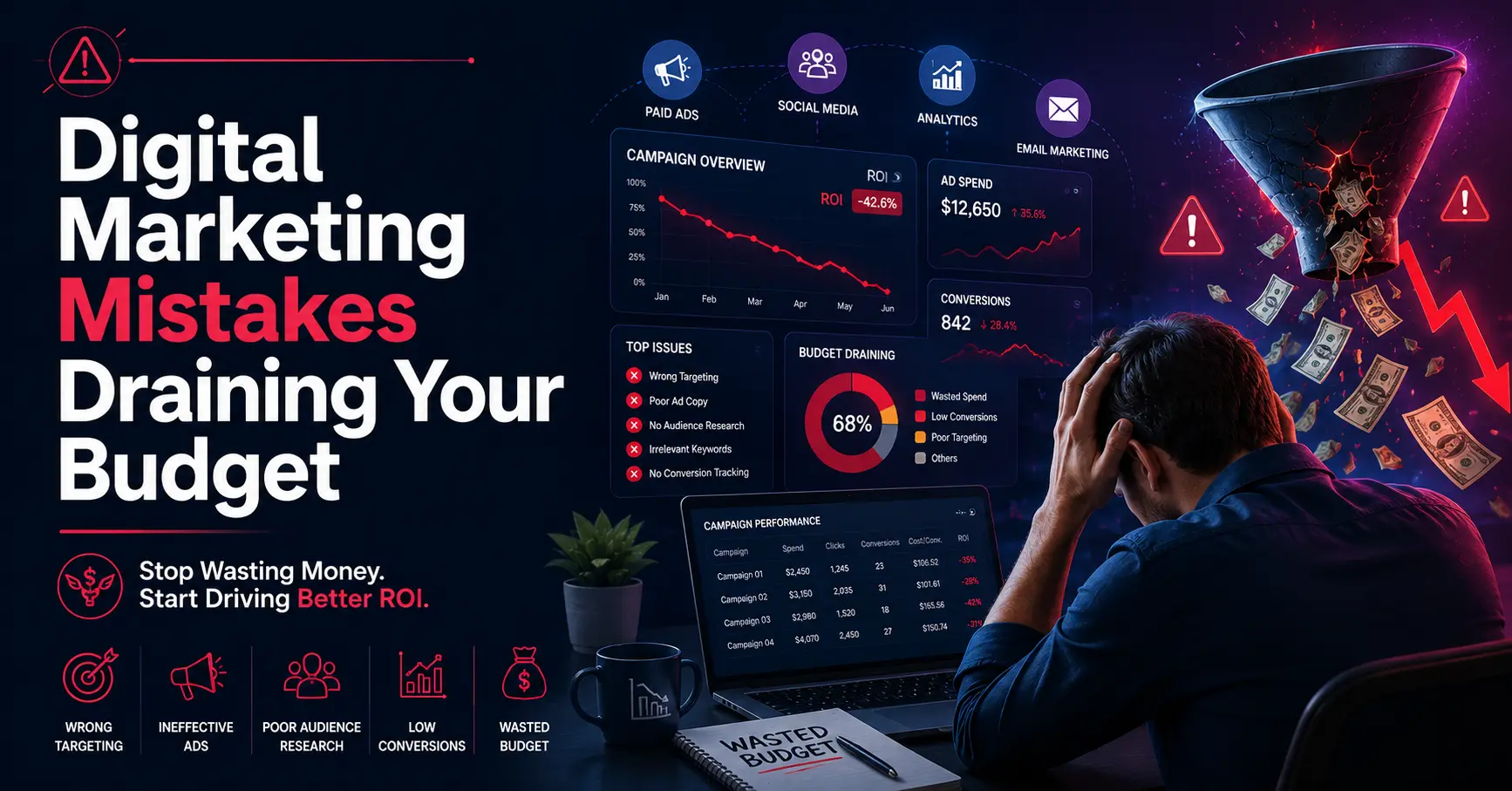 Digital Marketing Mistakes Draining Your Budget