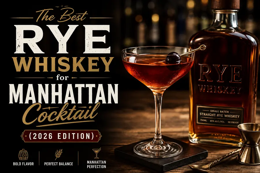 best rye whiskey for manhattan cocktail